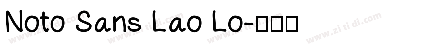 Noto Sans Lao Lo字体转换 Noto Sans Lao Lo字体转换